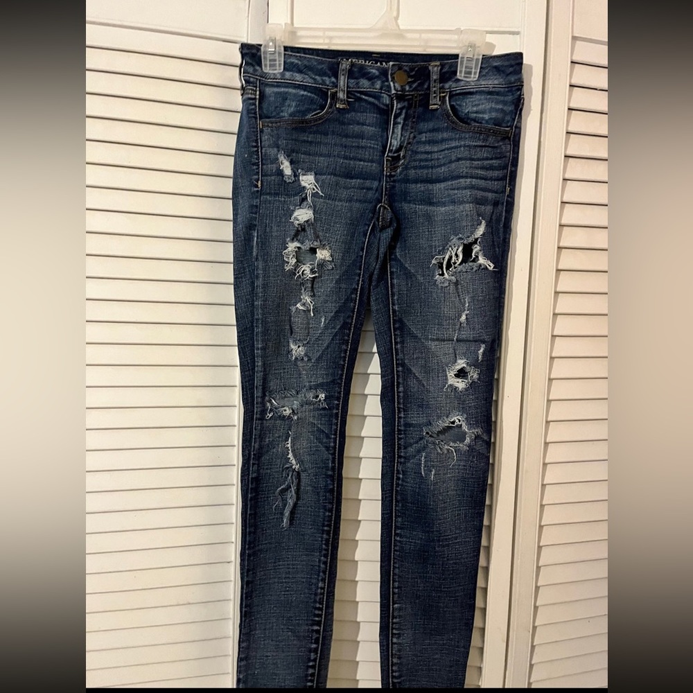 American Eagle Jeans Jeggings Super Stretch Size 4